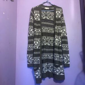 Pattern cardigan
